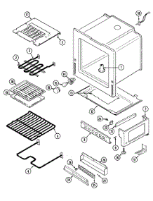 04 - Oven / Base parts for Norge Range L3882VRV from AppliancePartsPros.com