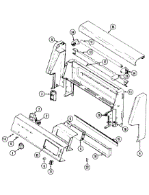 02 - Control Panel parts for Norge Range L3882XVW from AppliancePartsPros.com