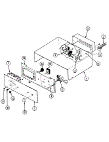 02 - Control Panel parts for Norge Oven L9844VPV from AppliancePartsPros.com