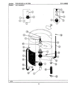 09 - Tub (Inner & Outer) parts for Maytag Washer LA104 from AppliancePartsPros.com