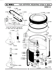 09 - Tub, Agitator, Mtg. Stem & Seal (Ser 04) parts for Maytag Washer LA112 from AppliancePartsPros.com