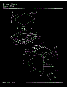 05 - Exterior (Rev. E-F) parts for Admiral Dryer LA2000 from AppliancePartsPros.com