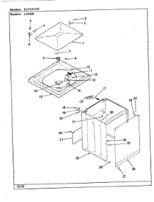 06 - Exterior (Rev. G-L) parts for Admiral Dryer LA2000 from AppliancePartsPros.com