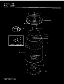 09 - Tub (Rev. E-F) parts for Admiral Dryer LA2000 from AppliancePartsPros.com