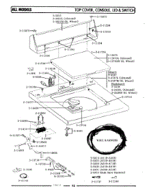 05 - Top Cover, Console & Lid Switch parts for Maytag Washer LA209 from AppliancePartsPros.com