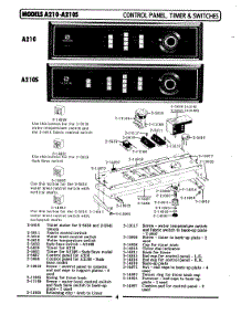 04 - Control Panel, Timer & Switches parts for Maytag Washer LA210S from AppliancePartsPros.com