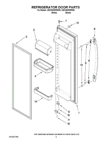06 - Refrigerator Door Parts parts for Maytag Refrigerator ASD2523WRB00 from AppliancePartsPros.com