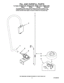 06 - Fill And Overfill Parts parts for Maytag Dishwasher MDB5601AWQ2 from AppliancePartsPros.com