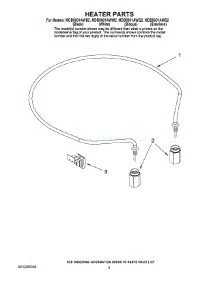 05 - Heater Parts parts for Maytag Dishwasher MDB5601AWS2 from AppliancePartsPros.com