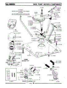 02 - Base, Pump, Motor & Components parts for Maytag Washer LA305 from AppliancePartsPros.com
