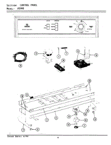 04 - Control Panel parts for Maytag Washer LA5000 from AppliancePartsPros.com