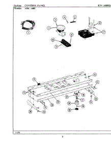 04 - Control Panel parts for Maytag Washer LA506 from AppliancePartsPros.com