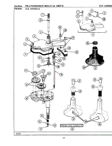 07 - Transmission (Helical Drive) parts for Maytag Washer LA590 from AppliancePartsPros.com