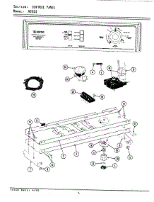 04 - Control Panel parts for Maytag Washer LA5910 from AppliancePartsPros.com