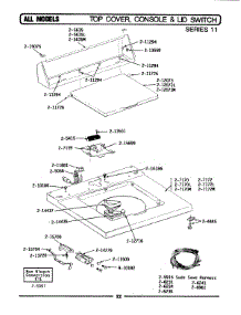 07 - Top Cover, Console & Lid Switch (Ser 11) parts for Maytag Washer LA712 from AppliancePartsPros.com
