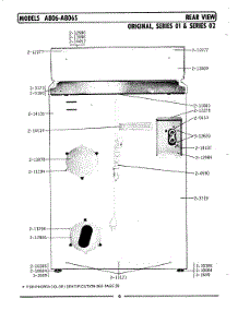 13 - Rear View parts for Maytag Washer LA806 from AppliancePartsPros.com