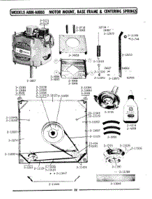 12 - Power Unit & Center Assembly parts for Maytag Washer LA806S from AppliancePartsPros.com