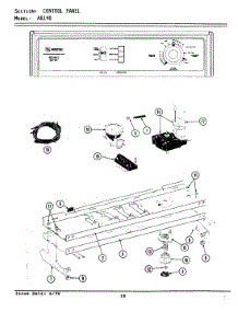04 - Control Panel parts for Maytag Washer LA8140 from AppliancePartsPros.com