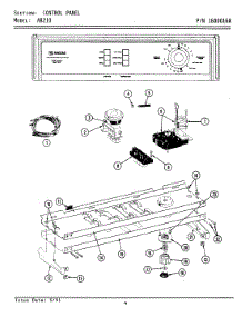 04 - Control Panel parts for Maytag Washer LA8210 from AppliancePartsPros.com