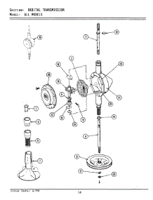 05 - Orbital Transmission parts for Maytag Washer LA8440 from AppliancePartsPros.com