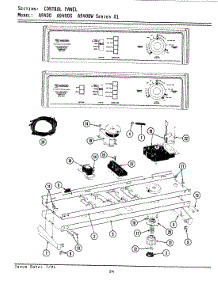 04 - Control Panel parts for Maytag Washer LA9400S from AppliancePartsPros.com