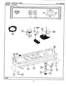 04 - Control Panel parts for Maytag Washer LAT1910AAW from AppliancePartsPros.com