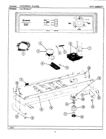 04 - Control Panel parts for Maytag Washer LAT2910AAW from AppliancePartsPros.com