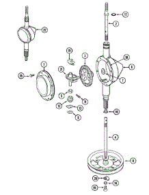 06 - Transmission parts for Maytag Washer LAT2914AAL from AppliancePartsPros.com
