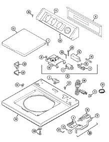 05 - Top parts for Maytag Washer LAT2916ABE from AppliancePartsPros.com