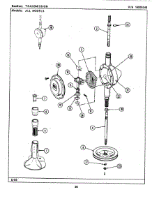 06 - Transmission parts for Maytag Washer LAT3910AAW from AppliancePartsPros.com
