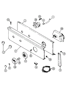 04 - Control Panel parts for Maytag Washer LAT4000AAW from AppliancePartsPros.com