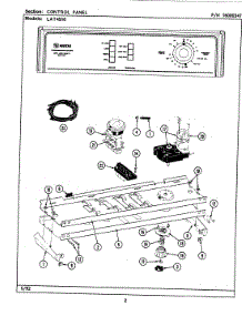 04 - Control Panel parts for Maytag Washer LAT4910AAW from AppliancePartsPros.com