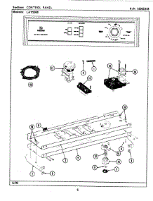 04 - Control Panel parts for Maytag Washer LAT5000ABL from AppliancePartsPros.com