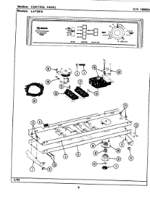 04 - Control Panel parts for Maytag Washer LAT6910AAL from AppliancePartsPros.com