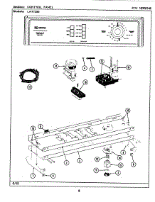 04 - Control Panel parts for Maytag Washer LAT7300AGL from AppliancePartsPros.com