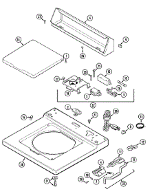 05 - Top parts for Maytag Washer LAT7304DAL from AppliancePartsPros.com