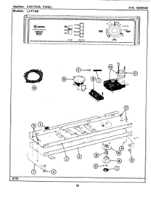 04 - Control Panel parts for Maytag Washer LAT7400ABW from AppliancePartsPros.com