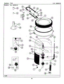 07 - Tub parts for Maytag Washer LAT7480AAL from AppliancePartsPros.com