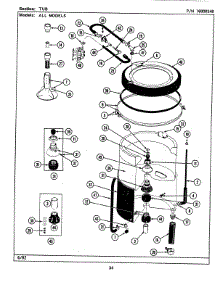 07 - Tub parts for Maytag Washer LAT7500ABW from AppliancePartsPros.com