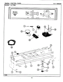 04 - Control Panel parts for Maytag Washer LAT7800AAL from AppliancePartsPros.com
