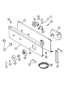 04 - Control Panel parts for Maytag Washer LAT8014AAE from AppliancePartsPros.com