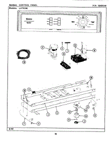 04 - Control Panel parts for Maytag Washer LAT8100AAW from AppliancePartsPros.com