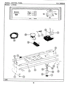 04 - Control Panel parts for Maytag Washer LAT8140AAL from AppliancePartsPros.com