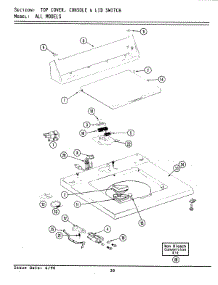05 - Top parts for Maytag Washer LAT8140ABW from AppliancePartsPros.com
