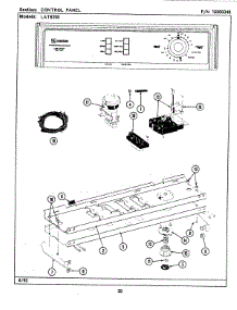04 - Control Panel parts for Maytag Washer LAT8200ABL from AppliancePartsPros.com