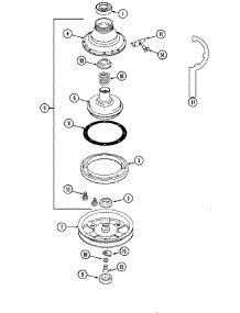 03 - Clutch, Brake & Belts parts for Maytag Washer LAT8214ABE from AppliancePartsPros.com