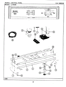 04 - Control Panel parts for Maytag Washer LAT8240AAW from AppliancePartsPros.com
