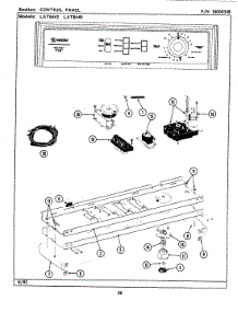 04 - Control Panel parts for Maytag Washer LAT8440AAW from AppliancePartsPros.com