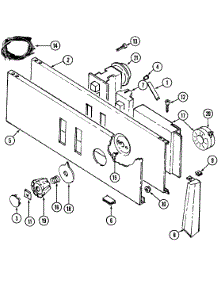 04 - Control Panel parts for Maytag Washer LAT8600AAE from AppliancePartsPros.com