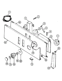 03 - Control Panel (Lat8608aae & Abe) parts for Maytag Washer LAT8608ABE from AppliancePartsPros.com